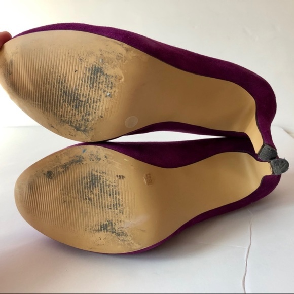 Jessica Simpson Suede Raspberry Pumps - Picture 7 of 7